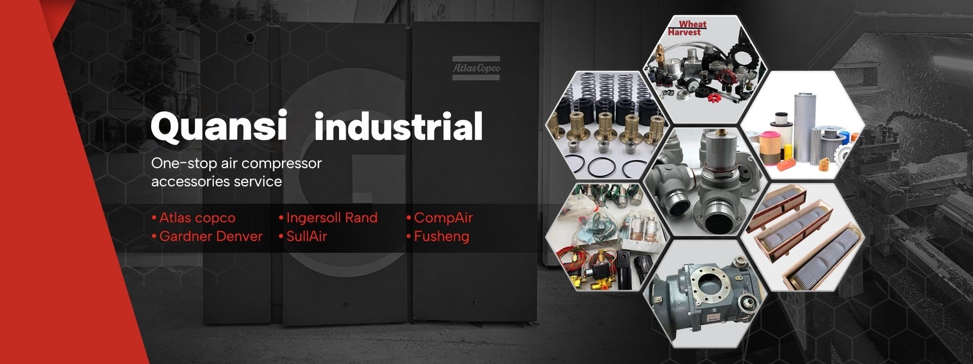 calidad compresor de aire industrial fábrica